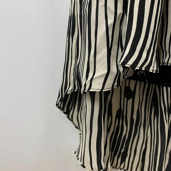 Alice + Olivia Women's Lexa V Neck 100% Silk Ruched‎ Maxi Dress Size 2 NWT $595 - Picture 10 of 16